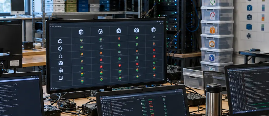 Image showing build matrix